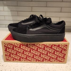 Black Old Skool Platform Sneakers